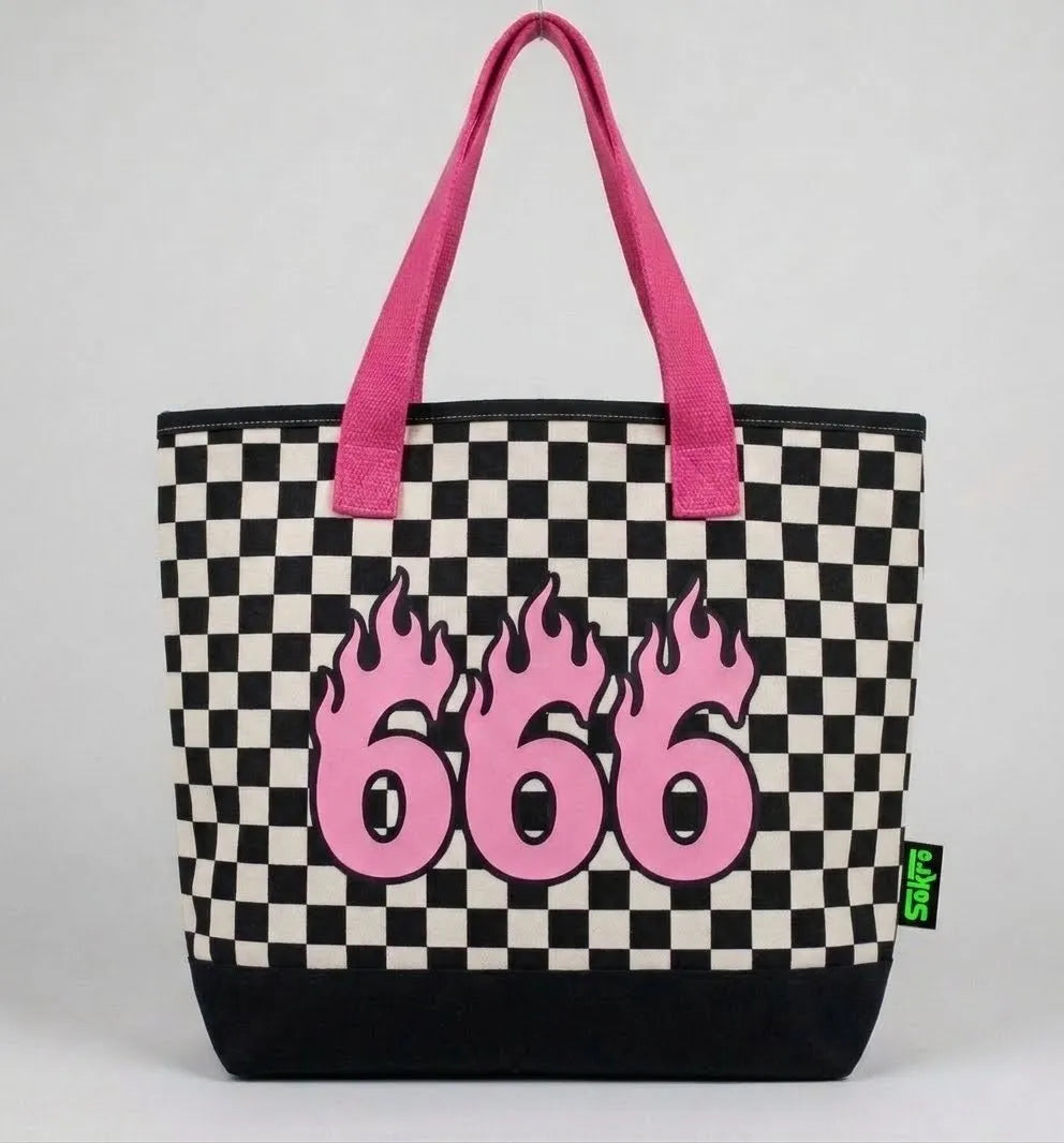 Tote Bag 666 Flames