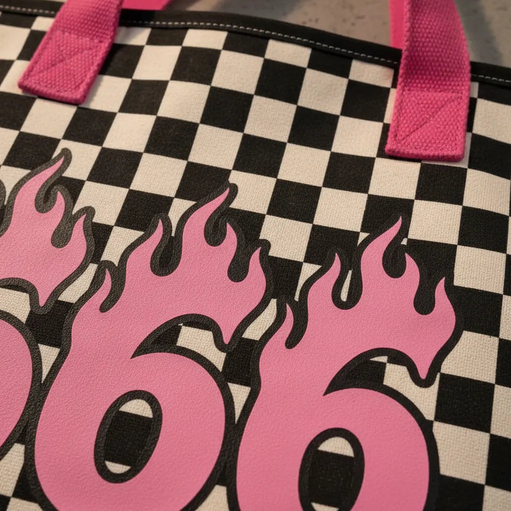Tote Bag 666 Flames